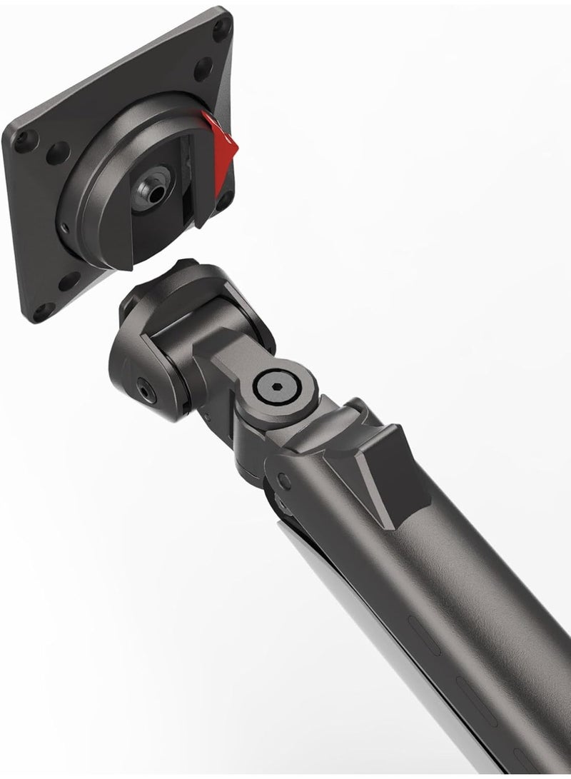 نورث بايو ذراع شاشة مكتبي للألعاب للشاشات من 27 إلى 50 بوصة (مسطحة/منحنية/عريضة)، مثبت مكتبي متين، يتحمل حتى 18 كجم، متوافق مع VESA 75/100 ملم - Image 4